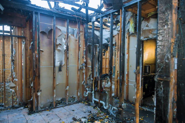 Professional Emergency Fire Cleanup technician working in McLoud, OK
